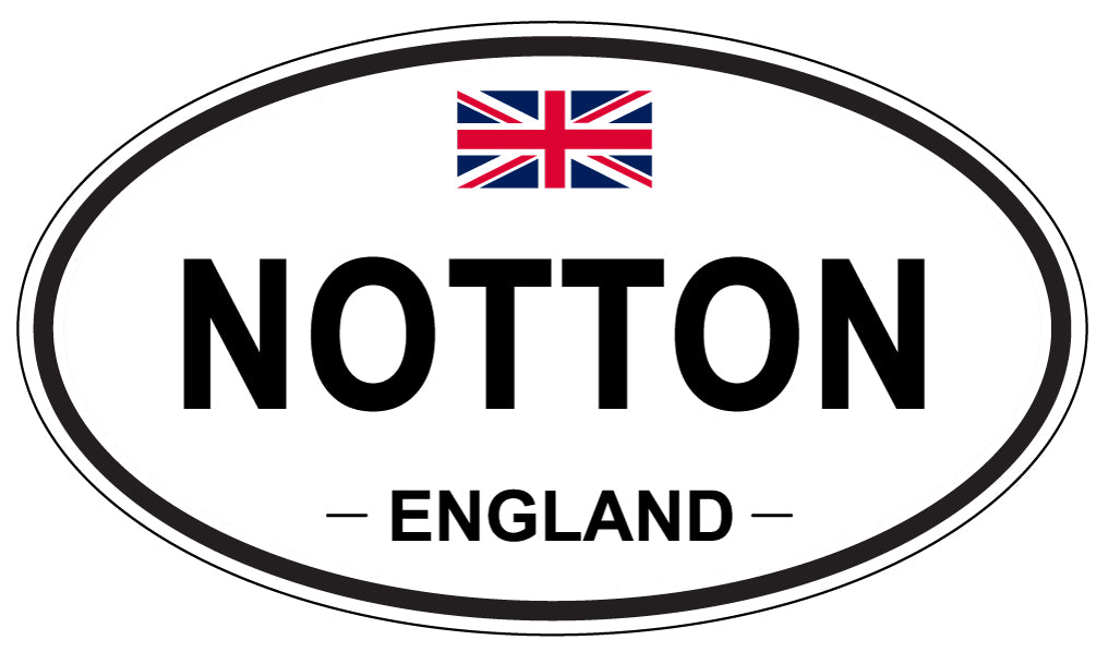 NOTTON, England - Oval Magnet