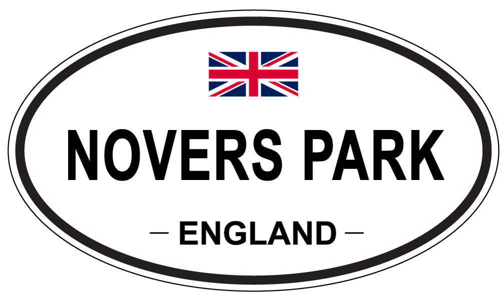 NOVERS PARK, ENGLAND - Oval Sticker