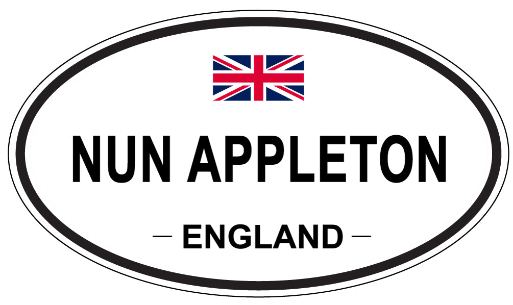 NUN APPLETON, England - Oval Magnet