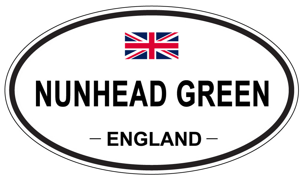 NUNHEAD GREEN, ENGLAND - Oval Sticker