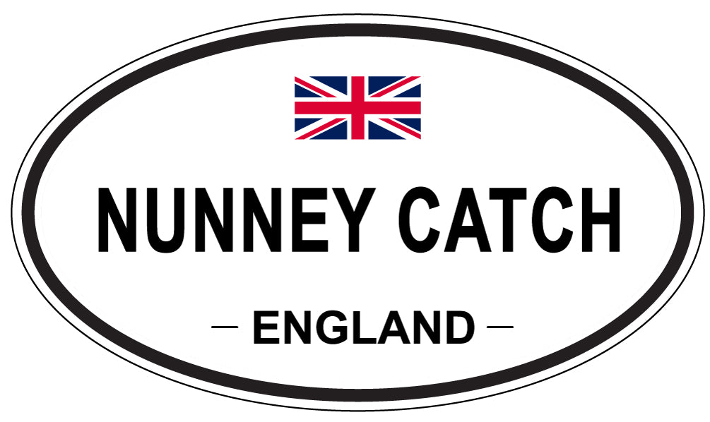 NUNNEY CATCH, England - Oval Magnet
