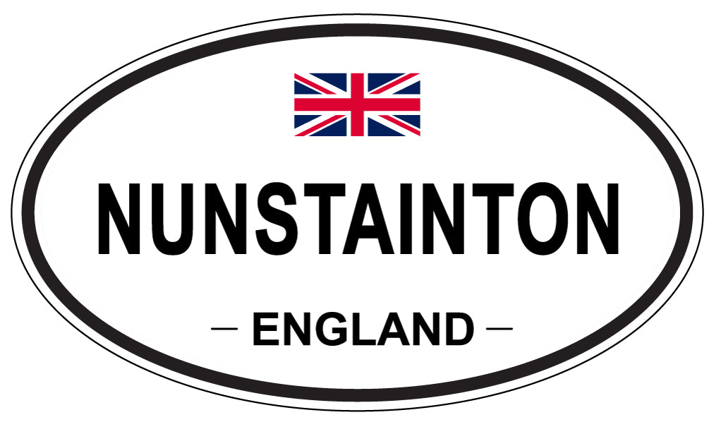 NUNSTAINTON, England - Oval Magnet