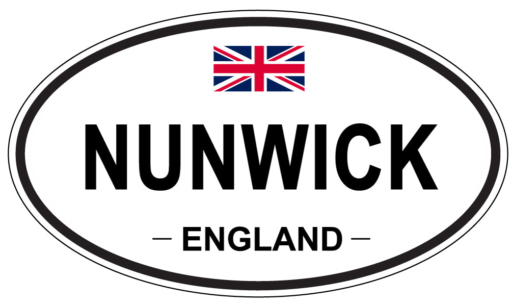NUNWICK, England - Oval Magnet