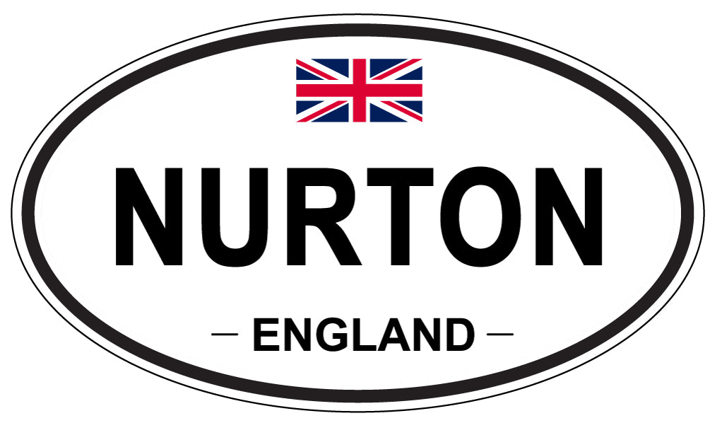 NURTON, England - Oval Magnet