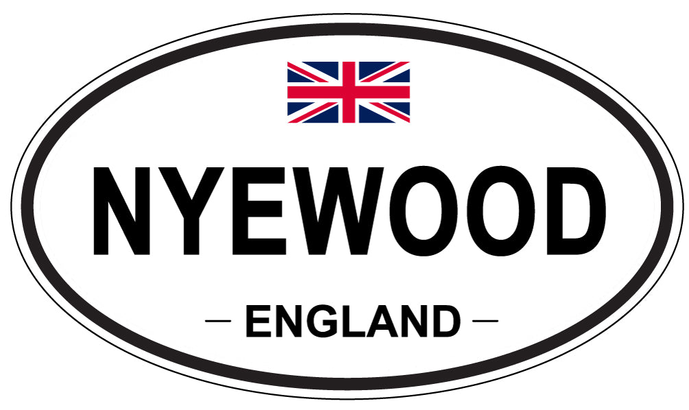 NYEWOOD, England - Oval Magnet