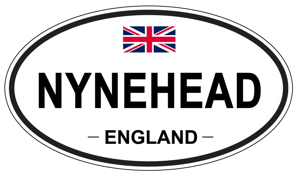 NYNEHEAD, ENGLAND - Oval Sticker