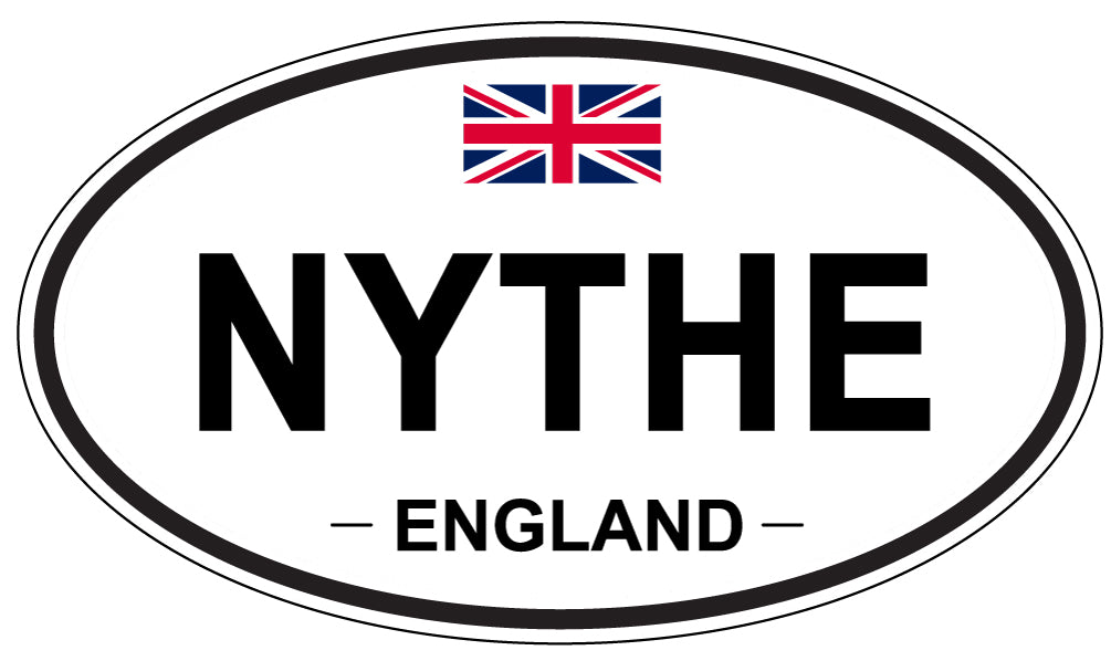 NYTHE, England - Oval Magnet
