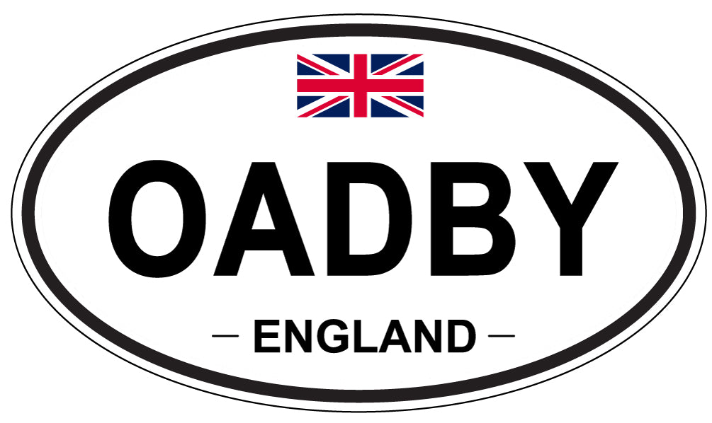 OADBY, England - Oval Magnet
