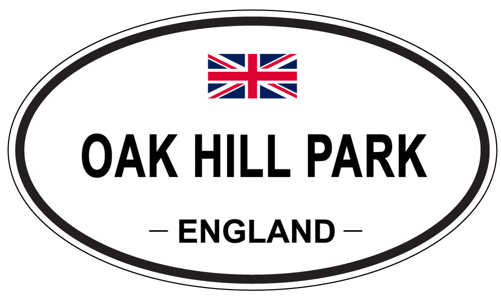 OAK HILL PARK, England - Oval Magnet