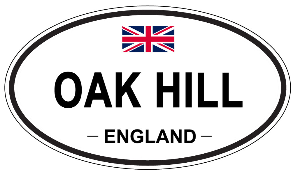 OAK HILL, England - Oval Magnet