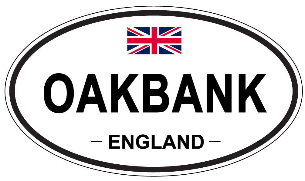 OAKBANK, England - Oval Magnet