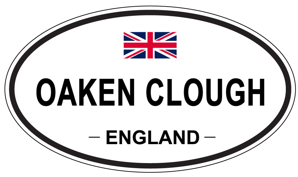 OAKEN CLOUGH, England - Oval Magnet