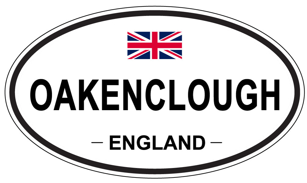 OAKENCLOUGH, England - Oval Magnet