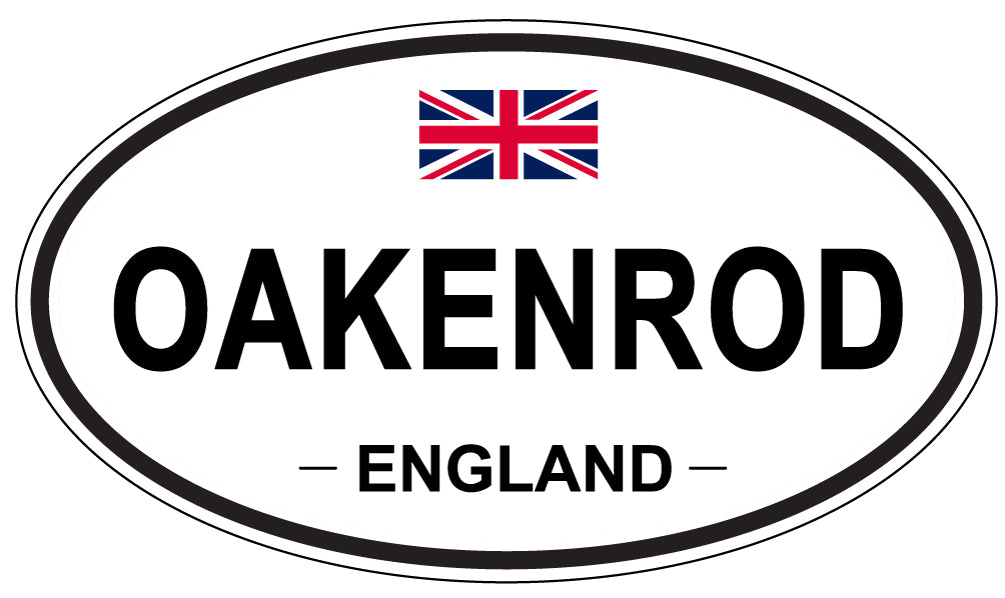 OAKENROD, England - Oval Magnet