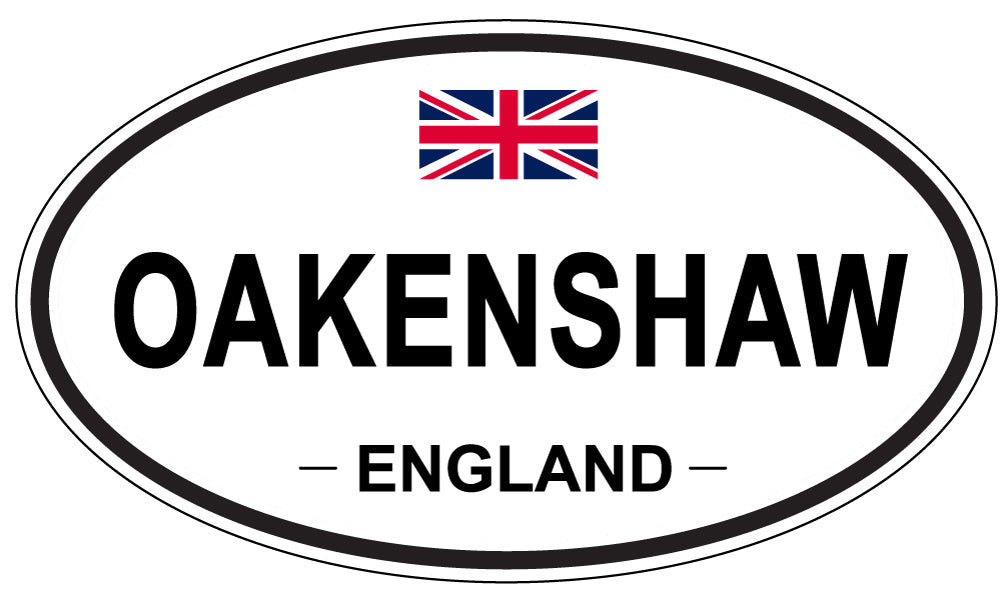 OAKENSHAW, England - Oval Magnet