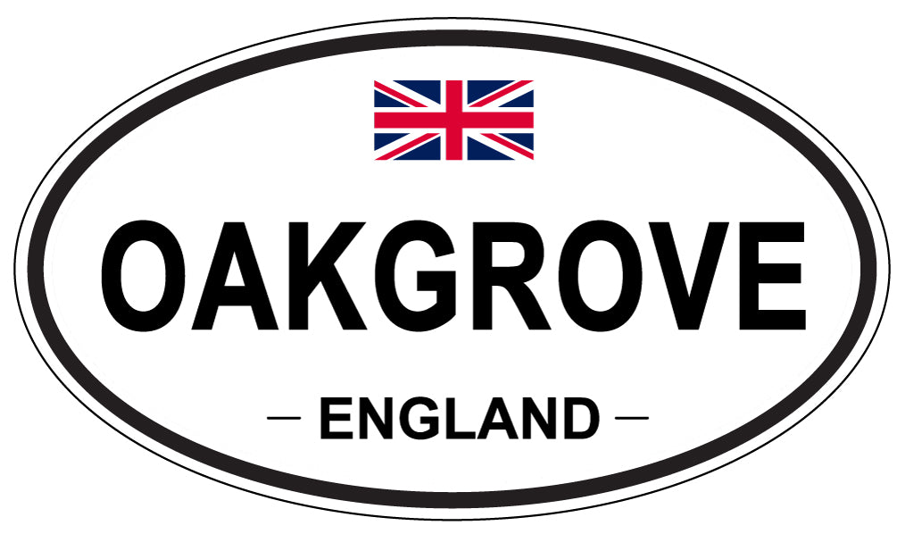 OAKGROVE, England - Oval Magnet