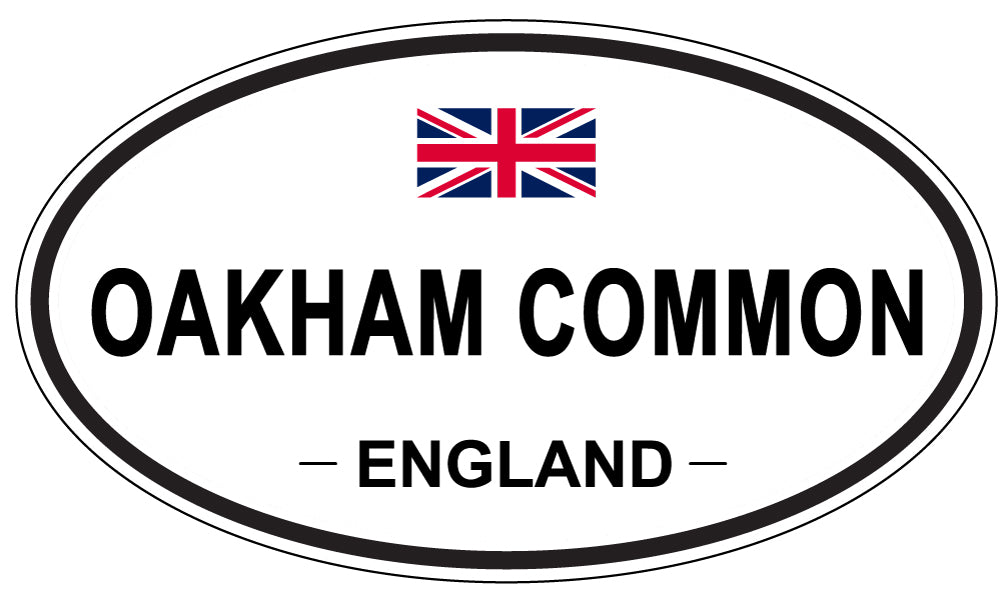 OAKHAM COMMON, England - Oval Magnet