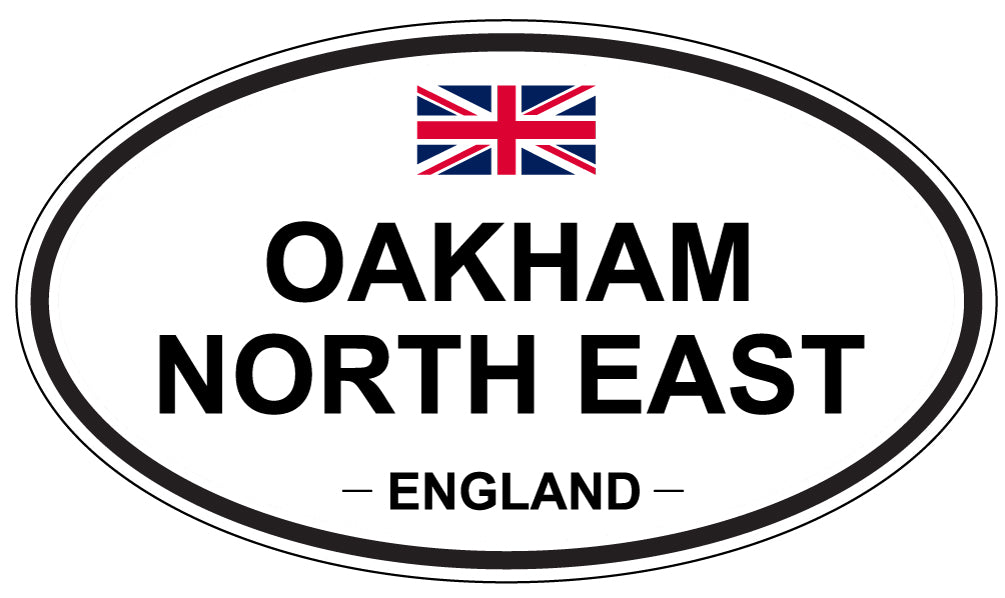 OAKHAM NORTH EAST, England - Oval Magnet