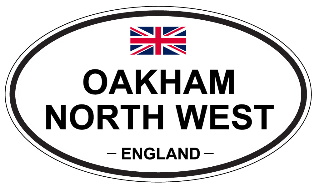 OAKHAM NORTH WEST, England - Oval Magnet