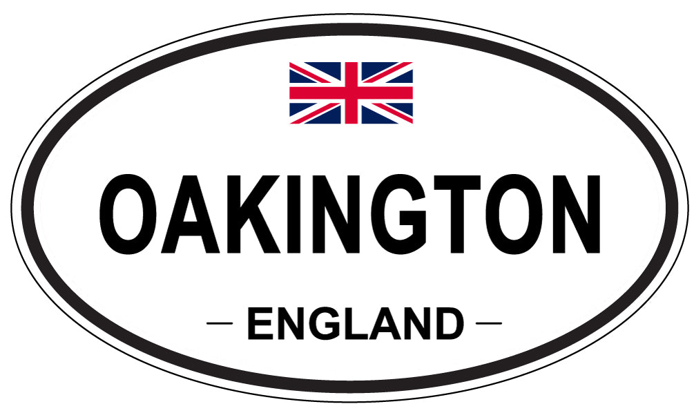 OAKINGTON, England - Oval Magnet