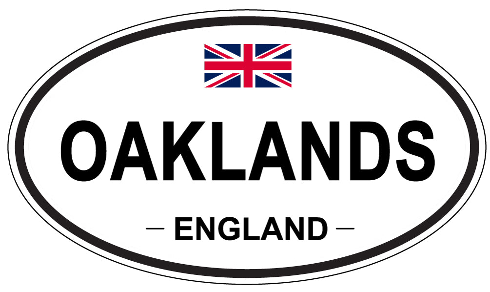 OAKLANDS, England - Oval Magnet