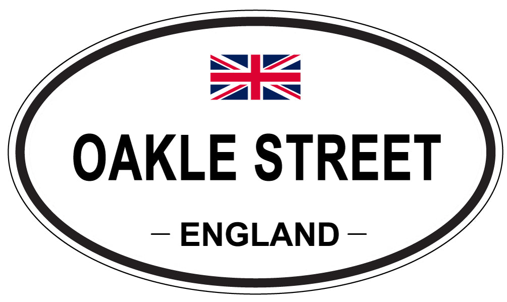 OAKLE STREET, England - Oval Magnet