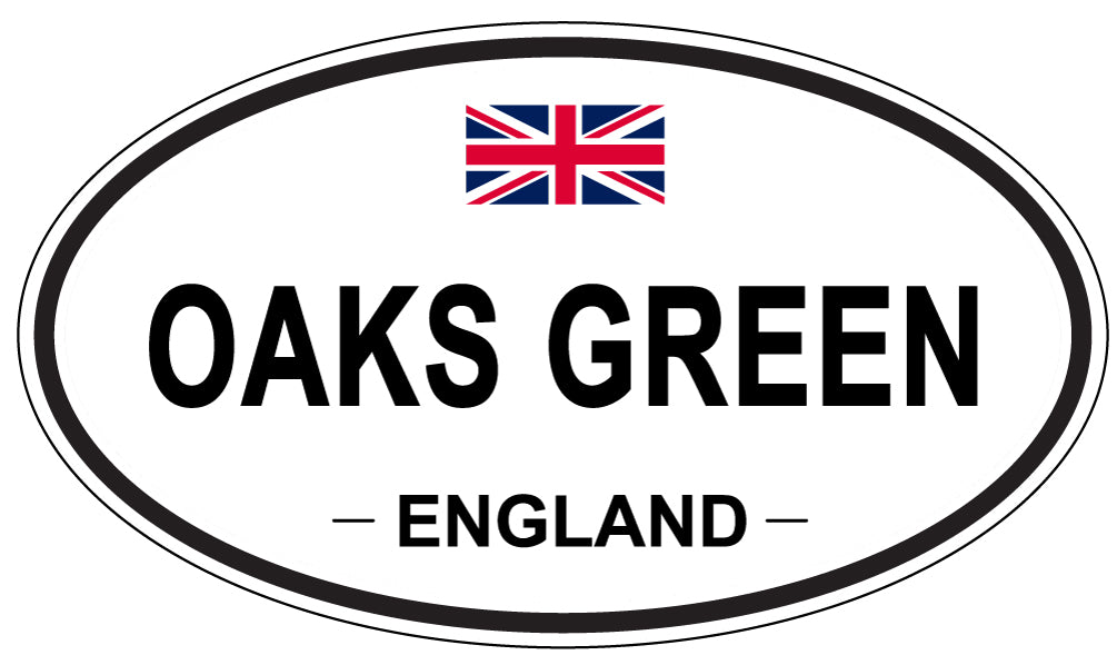 OAKS GREEN, England - Oval Magnet