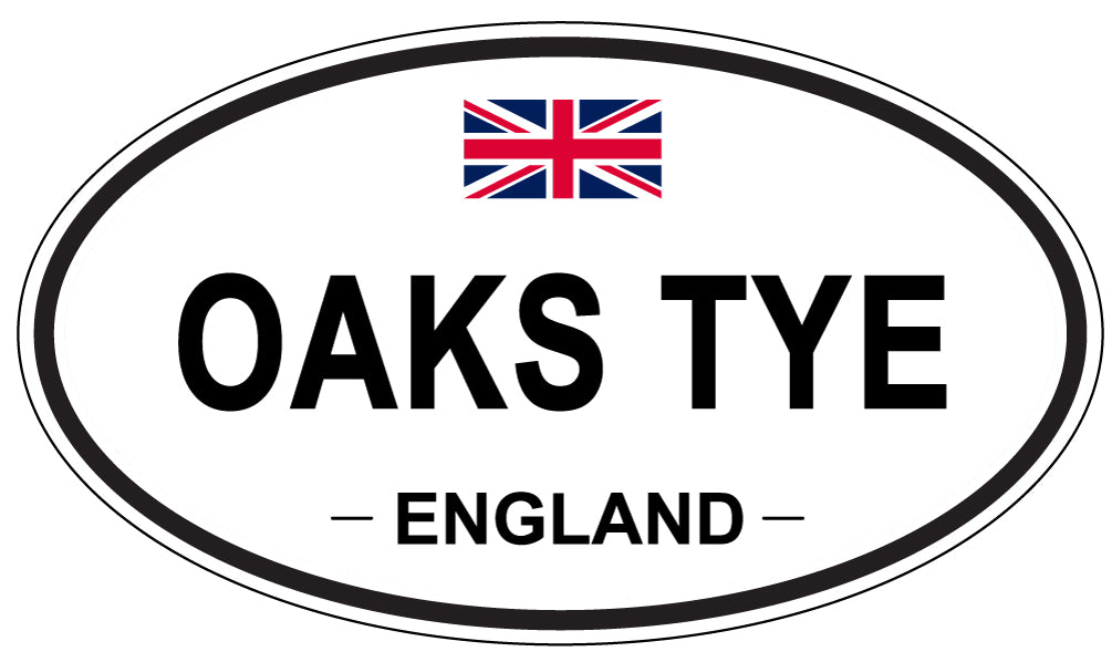 OAKS TYE, England - Oval Magnet