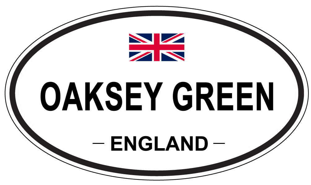 OAKSEY GREEN, England - Oval Magnet