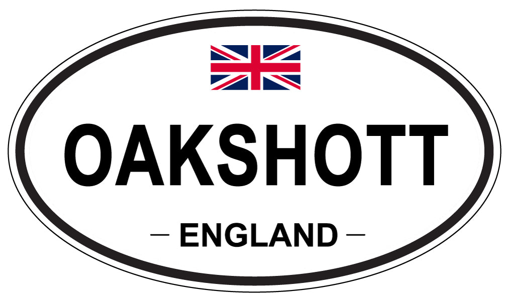 OAKSHOTT, ENGLAND - Oval Sticker