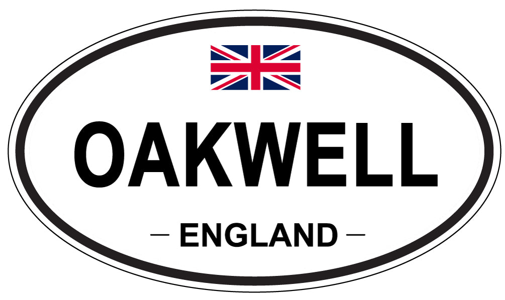 OAKWELL, ENGLAND - Oval Sticker