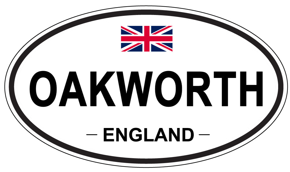 OAKWORTH, England - Oval Magnet