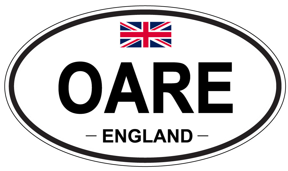 OARE, England - Oval Magnet