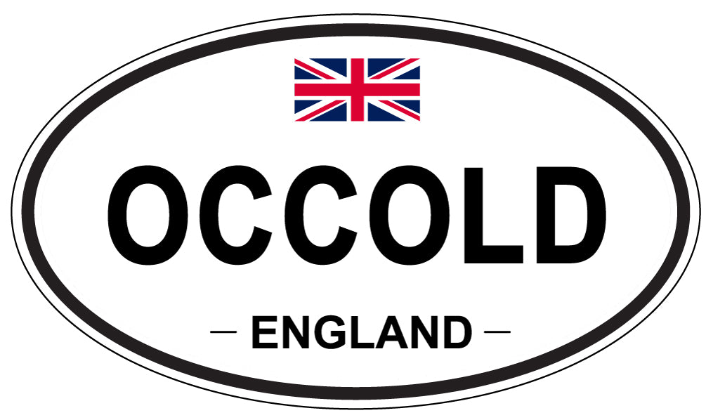 OCCOLD, England - Oval Magnet