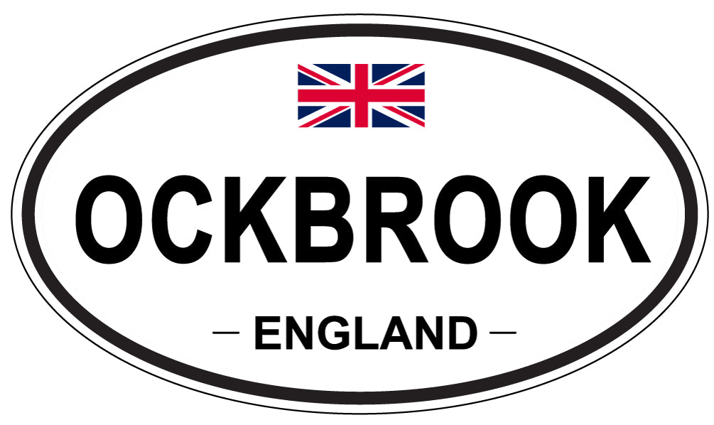 OCKBROOK, England - Oval Magnet