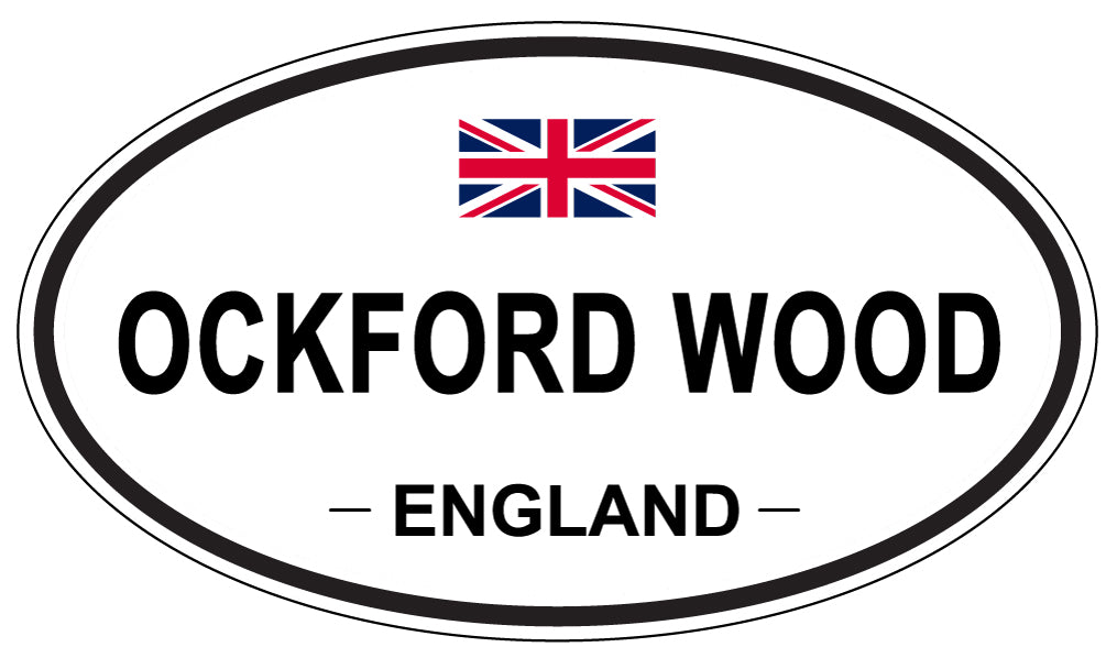 OCKFORD WOOD, ENGLAND - Oval Sticker