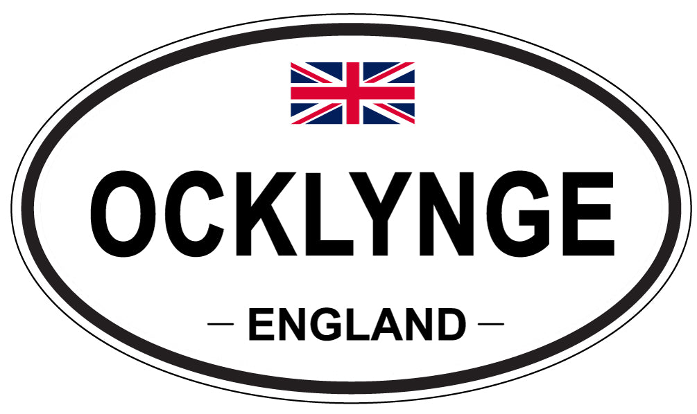 OCKLYNGE, England - Oval Magnet