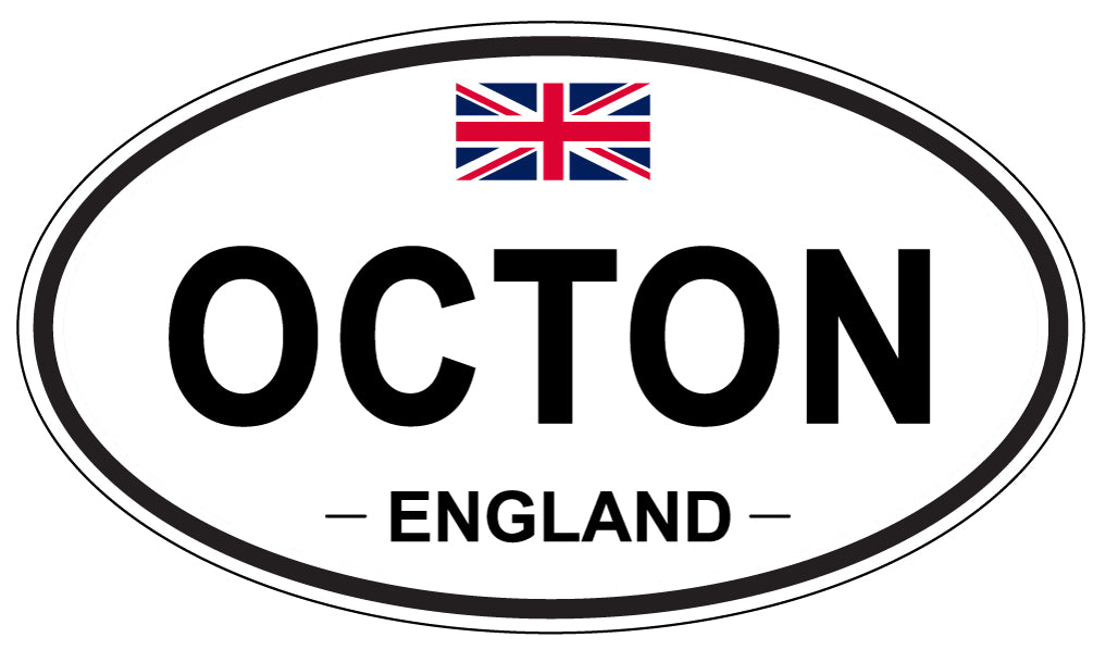 OCTON, England - Oval Magnet