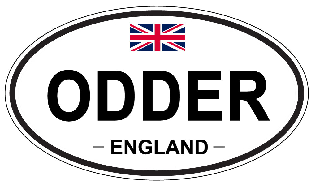 ODDER, England - Oval Magnet