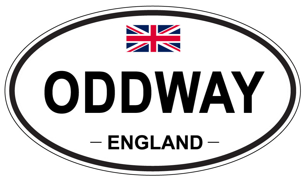 ODDWAY, ENGLAND - Oval Sticker
