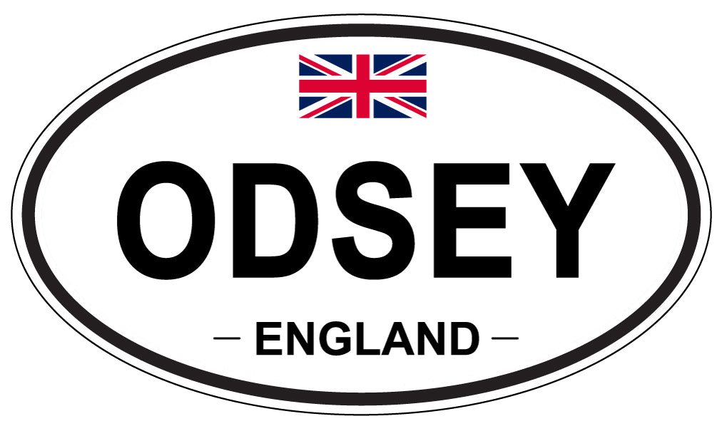 ODSEY, England - Oval Magnet