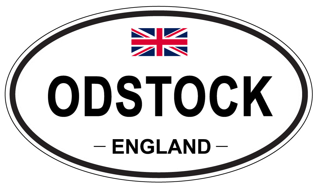 ODSTOCK, ENGLAND - Oval Sticker