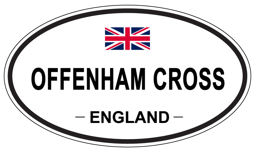 OFFENHAM CROSS, England - Oval Magnet