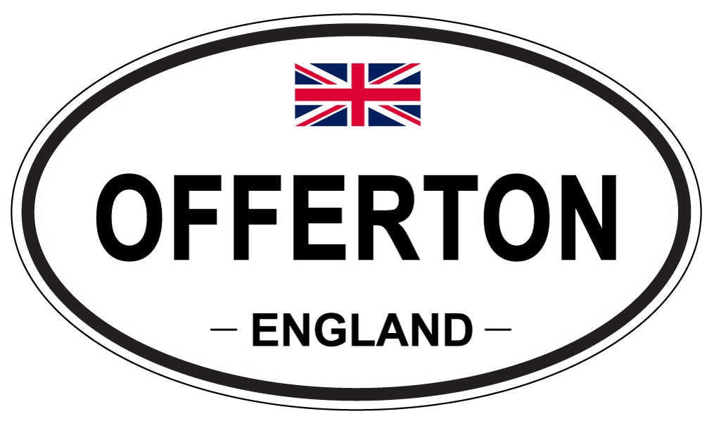 OFFERTON, England - Oval Magnet