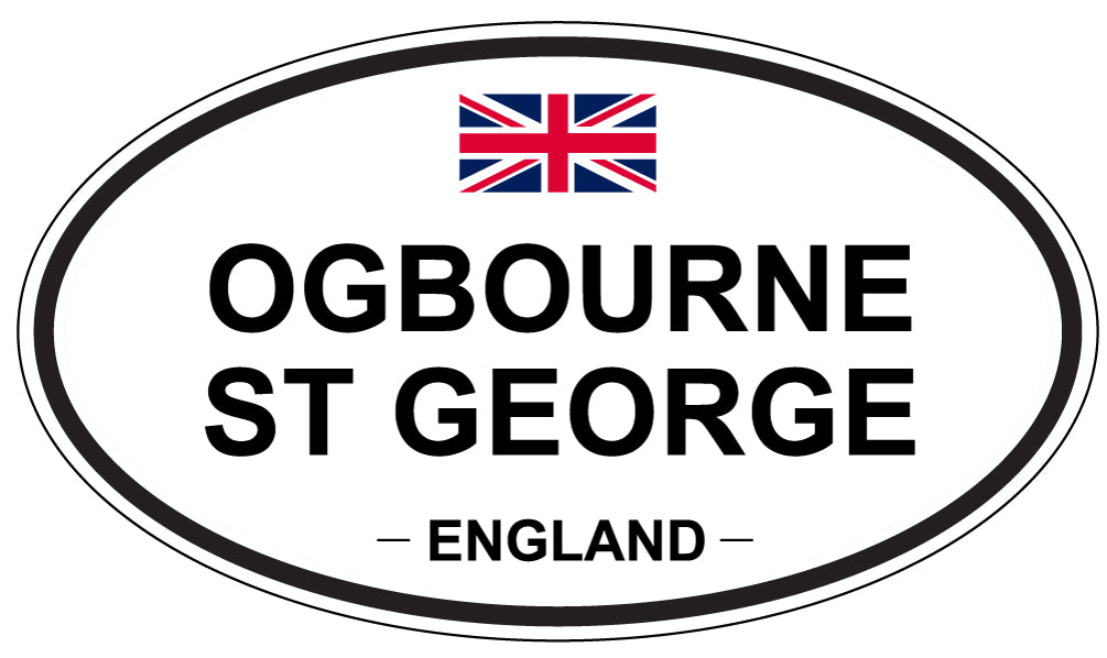 OGBOURNE ST GEORGE, England - Oval Magnet