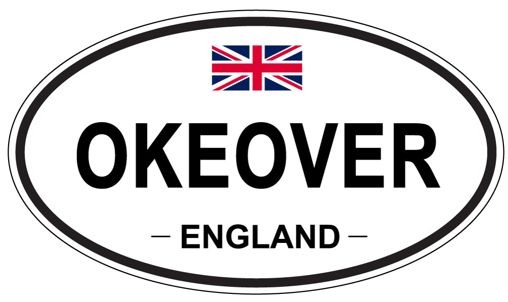 OKEOVER, England - Oval Magnet