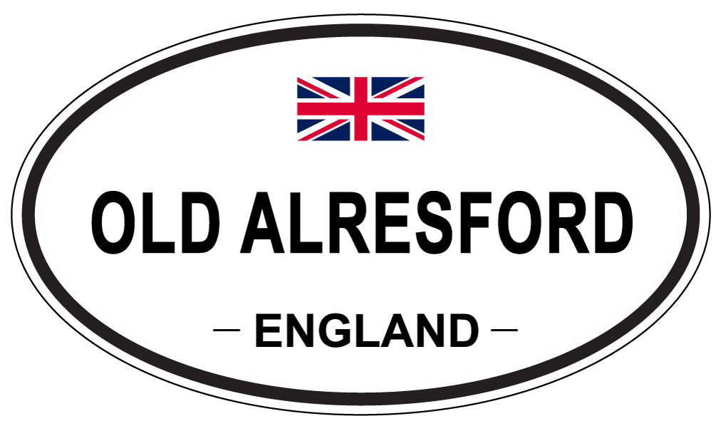 OLD ALRESFORD, England - Oval Magnet