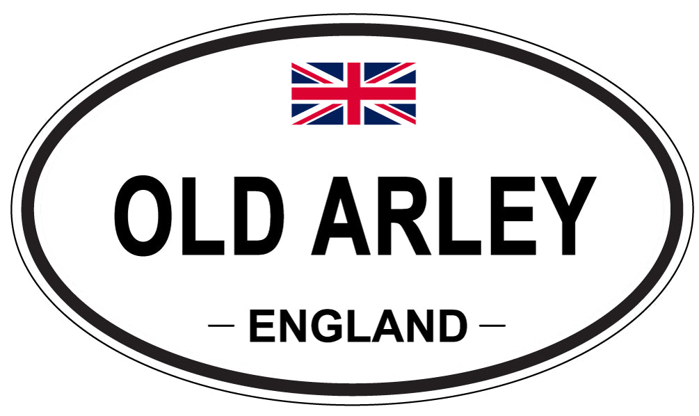 OLD ARLEY, England - Oval Magnet