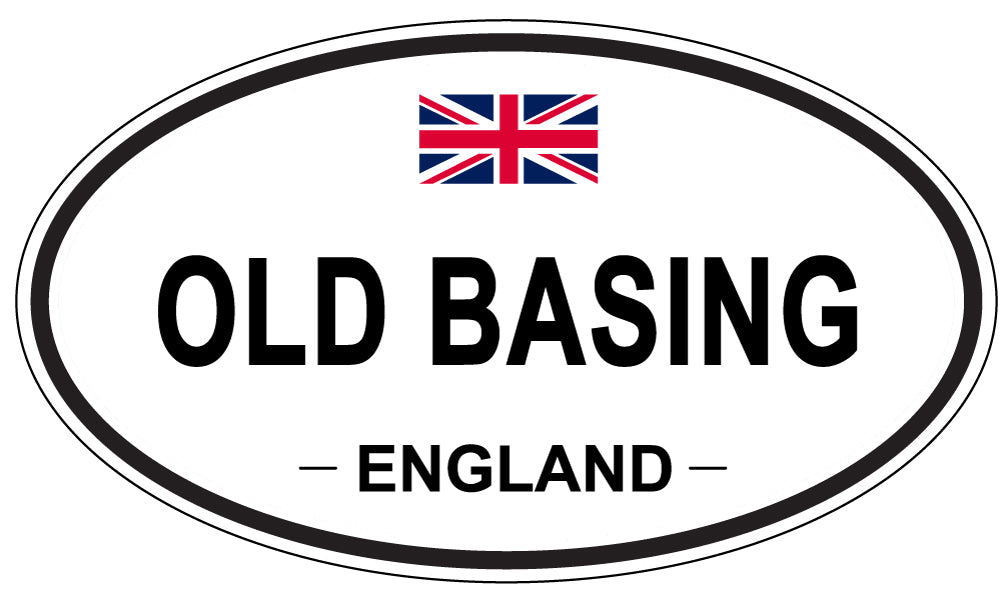 OLD BASING, England - Oval Magnet