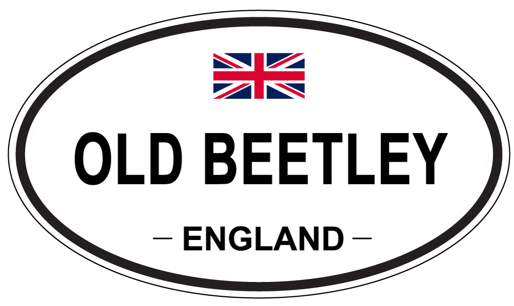 OLD BEETLEY, England - Oval Magnet